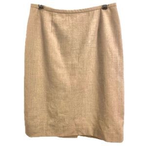 Calvin Klein Beige A-line Skirt